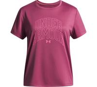 Under Armour Tech Varsity Short-Sleeve Performance Gym Top Crépuscule Fuchsia 7-8 (S) Female