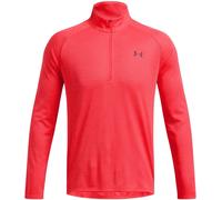 Under Armour Tech Textured Half Zip Long Sleeve T-shirt Rouge M Homme