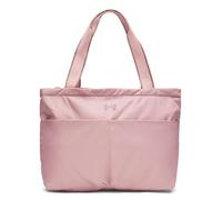 Under Armour Tote Bag Studio Lite Femmes, grand tote bag imperméable, fourre-tout avec fermeture à glissière, Tourmaline Pink / / Maroon Mist, OSFM