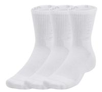 Under Armour UA 3-Maker 3pk Mid-Crew-WHT Chaussettes XL Blanc