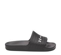 Under Armour UA B ARMR SLIDE LITE - Slide - Sandales - Noir/Noir/Blanc - Taille: 3.5