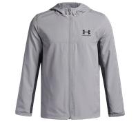 Under Armour Rival Woven Enfant - Vestes Zippees, Gris - Taille 122 - 127 CM - Poly Woven Grey 122 - 127 CM