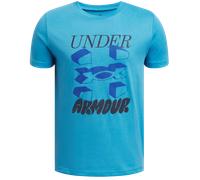 Under Armour UA B SPLIT BIG LOGO SS Tee-shirt M Bleu