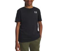 Under Armour UA B Sportstyle Taped SS Tee-shirt M Noir