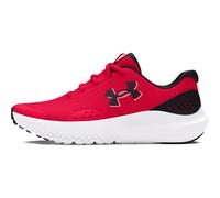 Under Armour UA BGS Surge 4 Chaussures de sport pour garçons, baskets légères et confortables, rouge/noir/noir