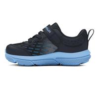 Under Armour UA BINF Assert 10 AC Chaussures de Course, Black/Tech Blue/White, 38.5 EU