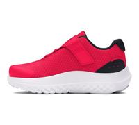 Under Armour UA BINF Surge 4 AC Baskets pour garçons, chaussures de sport confortables et légères, couleur rouge/noir/noir