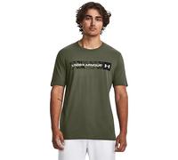 T-shirt homme Under Armour Camo Chest Stripe SS Taille: M / Couleur: vert