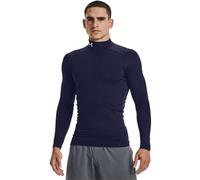 T-shirt Under Armour ColdGear Compression Mock manche longue bleu marine - XS