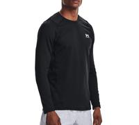 Under Armour – T-shirt Coldgear Fitted Crew manches longues – Coupe ajustée – Noir L Homme