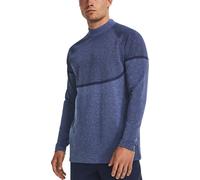 Under Armour UA CG Rush Seamless Mock Sweatshirt Tee-shirt à manches longues L Bleu