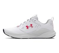 Under Armour UA Charged Commit TR 4 Baskets légères, chaussures de sport respirantes pour hommes, blanc/gris/rouge