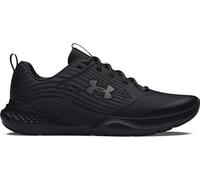 Under Armour UA Charged Commit TR 4 Baskets légères, chaussures de sport respirantes pour hommes, noir/noir/gris