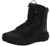 Under Armour UA Charged Valsetz Bottes tactiques pour hommes, chaussures de randonnée confortables, noir/noir/gris
