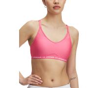 Under Armour Crossback Low Impact Sports Bra Soutien-Gorge, (672) Super Rose/Blanc, Taille L Femme