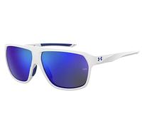 Under Armour Lunettes de soleil UA DOMINATE Polyamide mat blanc/bleu 62/12/130 Unisexe