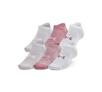 Under Armour UA Essential No Show 1370542-697 Lot de 6 Paires de Chaussettes Basses Unisexes Pink Elixir