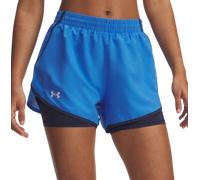 Under Armour Fly By 2-in-1 Shorts Bleu M Femme