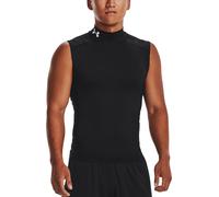 Under Armour Veste Heatgear Armour Compression Mock sans manches Noir/Blanc 3XL Homme