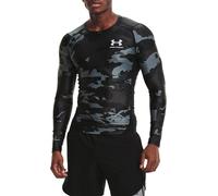 Under Armour UA HG IsoChill Comp Print LS-BLK Tee-shirt L Noir
