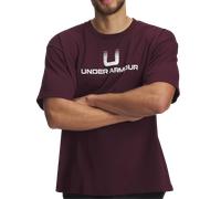 Under Armour UA HWT U LOGO SS Tee-shirt S Rouge foncé