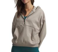Under Armour Icon Fleece Hoodie Beige L Femme
