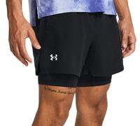 Under Armour UA LAUNCH 5 2-IN-1 SHORTS-BLK Shorts M Noir
