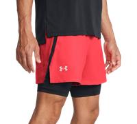 Under Armour UA LAUNCH 5 2-IN-1 SHORTS Shorts S Rouge