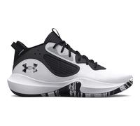 Under Armour UA Lockdown 6 Chaussures de sport unisexes, baskets légères et respirantes, couleur blanc/gris/noir