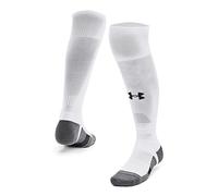 Under Armour UA Magnetico 1pk Over-The-Calf Chaussettes de sport, Chaussettes hautes anti-transpirantes, Chaussettes de foot, running ou workout pour hommes et femmes, blanc/gris/noir