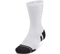 Under Armour Chaussettes Mixte UA Perf Tech Nov - 3 paires M Blanc/Noir