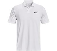 Under Armour UA Performance 3.0 Polos à Manches Courtes, (100) Blanc/Gris, XXL Homme