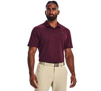 Under Armour UA Performance 3.0 Polos à Manches Courtes, (600) Dark Maroon / / / Gris Pitch, m Homme