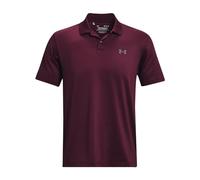 Under Armour UA Performance 3.0 Polos à Manches Courtes, (600) Dark Maroon / / / Gris Pitch, m Homme