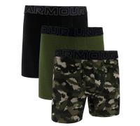 Under Armour UA PERFORMANCE COTTON - PRINT 6 IN 3PK Caleçon 5XL Vert