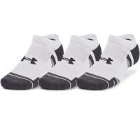 Under Armour Ua Performance Tech 3-Pack No Show Socks Unisex Blanc XL 12-15 Unisex