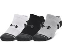 Under Armour Ua Performance Tech 3-Pack No Show Socks Unisex Noir/Gris/Blanc L 7.5-12 Unisex