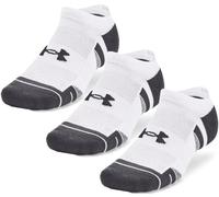 Under Armour UA Performance Tech 3pk NS-WHT Chaussettes L Blanc