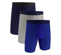 Under Armour UA Performance Tech™ Lot de 3 boxers pour homme 22,9 cm, Royal / Steel Full Heather / Royal, XXL