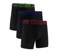 Under Armour UA Performance Tech™ Lot de 3 Boxers pour Homme 6 Pouces, Noir/Noir/Noir, XL
