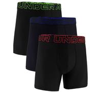 Under Armour UA PERFORMANCE TECH - SOLID 6 IN 3PK Caleçon S Noir