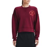 Under Armour UA Prjct Rock Fleece LC Crew Sweatshirt XS Rouge foncé