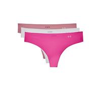 Under Armour Pure Stretch Thong 3 Units Rose S Femme