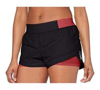 Under Armour UA Qualifier Speedpocket 2-in-1 Short Femme Noir FR : M (Taille Fabricant : MD)