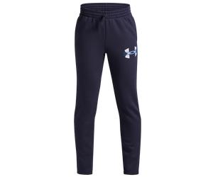 Under Armour UA Rival Flc Cblck Grphc Jgr Pantalons L Bleu