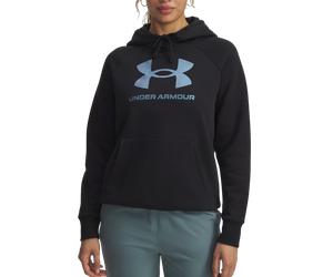 Under Armour UA Rival Flc Shimmer Hdy Sweatshirt à capuche M Noir