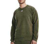Under Armour Sweat-shirt UA Rival Fleece Crew Homme Vert/Blanc XL