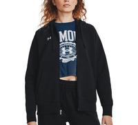 Under Armour UA Rival Fleece FZ Hoodie-BLK Sweatshirt S Argent