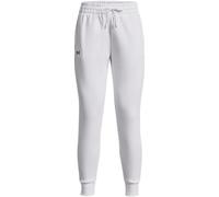 Under Armour UA Rival Fleece Jogger Pantalon de survêtement Femme, Blanc / / Noir, S
