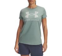 Under Armour T-shirt Live Sportstyle Graphic – col rond – (348) Vert silice/Vert Hydro, Taille S
